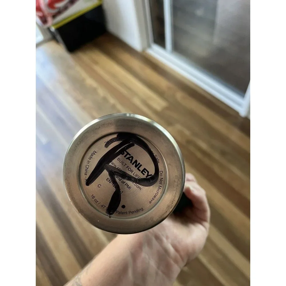 Stanley Green 16oz Thermos With Handle - Picture 2 of 4